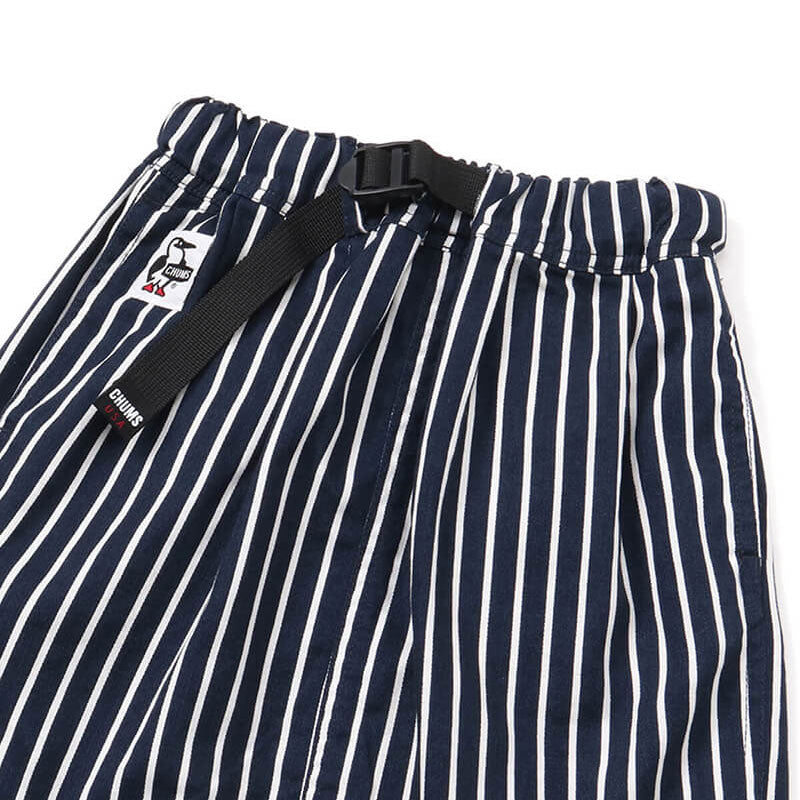 チャムス キッズツータックワイドスカート CH23-1072 Navy/White Stripe CHUMS Kid's Two Tuck Wide Skirt アパレル スカート ※クーポン対象外