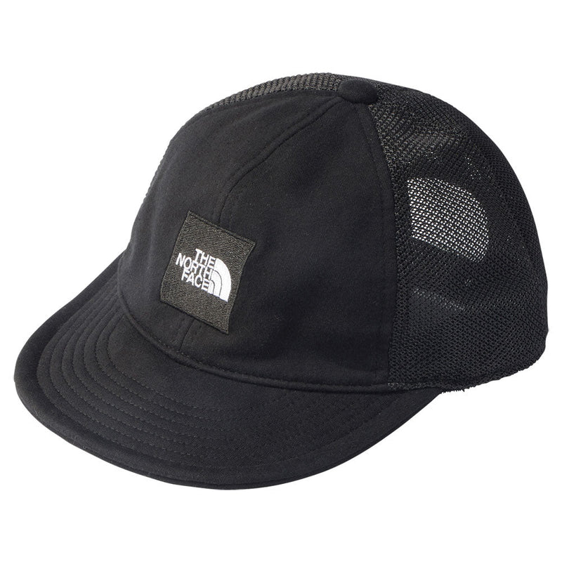 ノースフェイス スクエアロゴメッシュキャップ K(ブラック) 帽子 キャップ サイズ調整可能