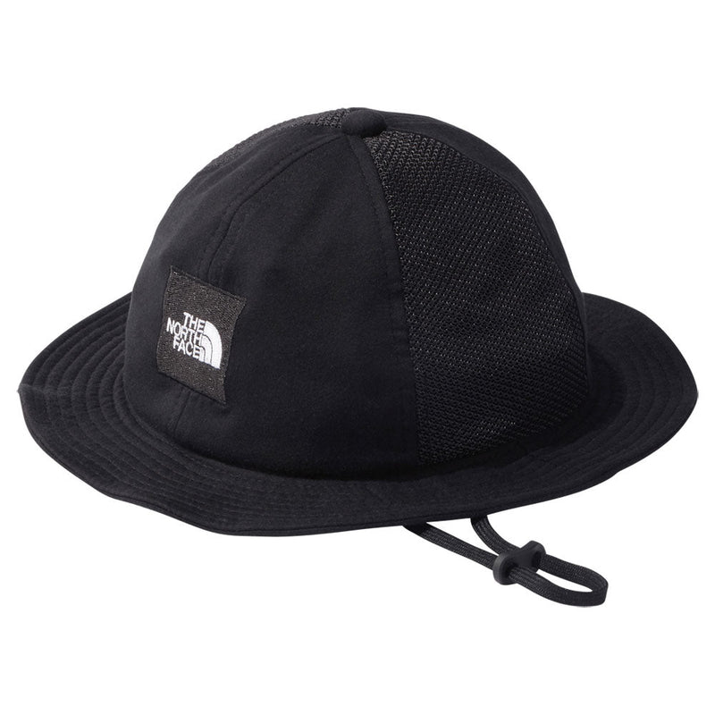 ノースフェイス スクエアロゴメッシュハット K(ブラック) 帽子 ハット サイズ調整可能