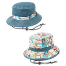 チャムス リバーシブルプリントハット ハット 帽子 あご紐取外可能 メンズ レディース