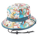 チャムス リバーシブルプリントハット ハット 帽子 あご紐取外可能 メンズ レディース