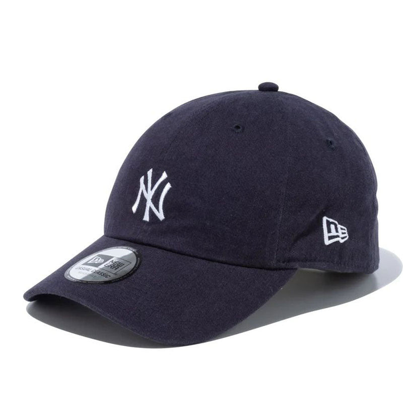 ニューエラ カジュアルクラシック MLB ニューヨーク・ヤンキース ミッドロゴ ネイビー×スノーホワイト キャップ 帽子 MLB サイズ調整