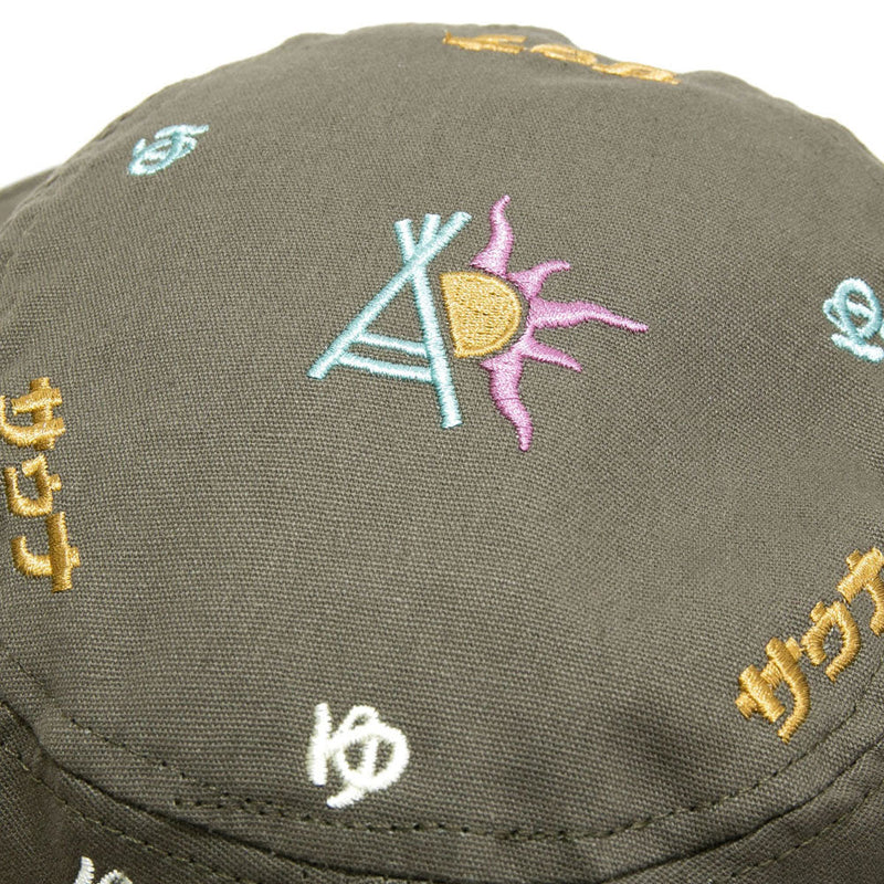 ゴースローキャラバン ライトキャンバス総刺繍 キャンパーハット ハット 帽子